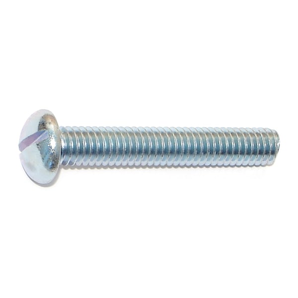 Midwest Fastener 5/16"-18 x 2 in Slotted Round Machine Screw, Zinc Plated Steel, 10 PK 60345 - main